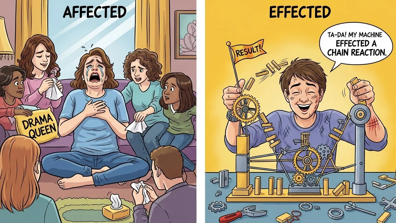 Effected vs Affected Meaning Difference best Examples & Usage 2026 ...