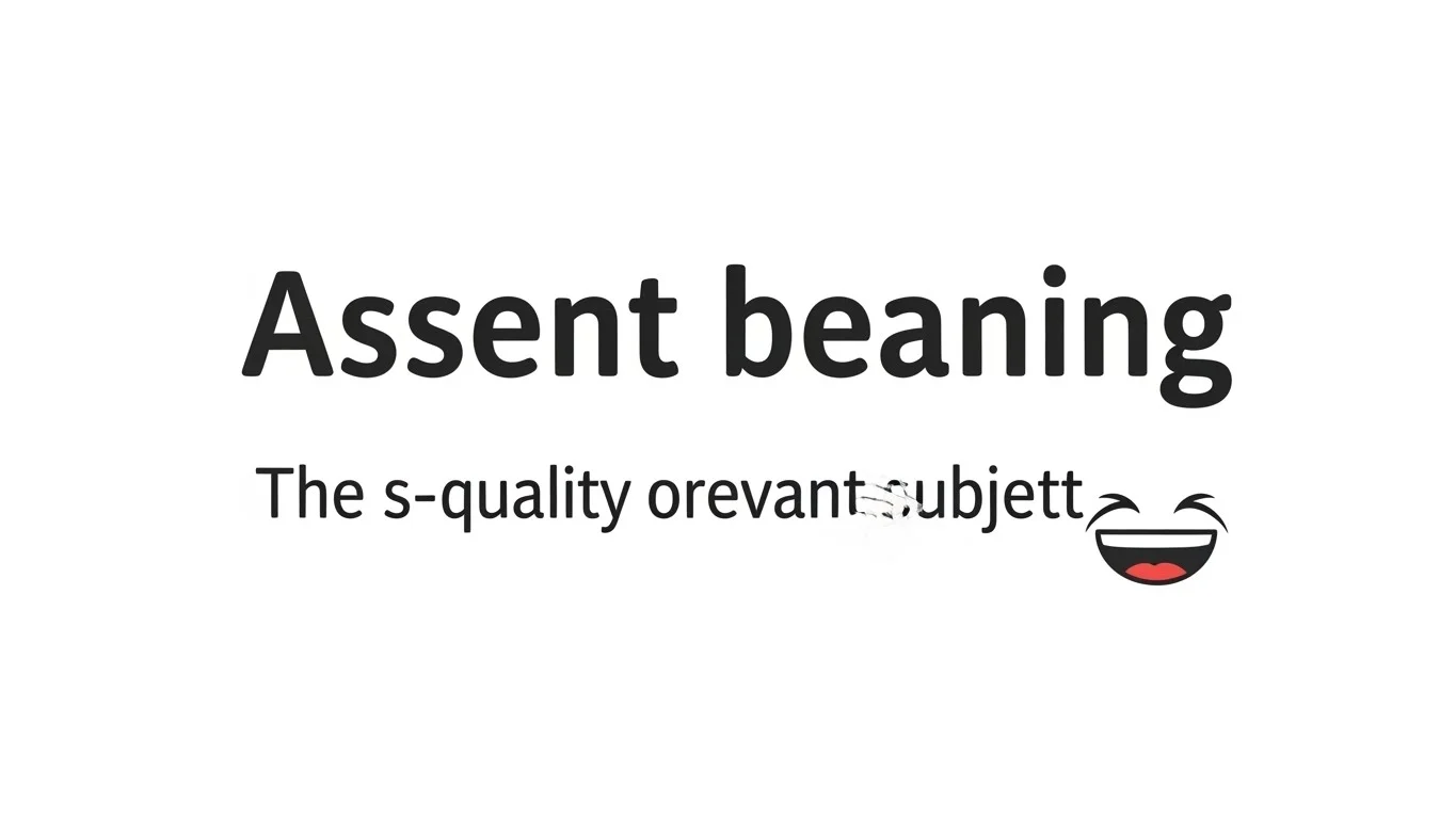 Assent Meaning in Simple English