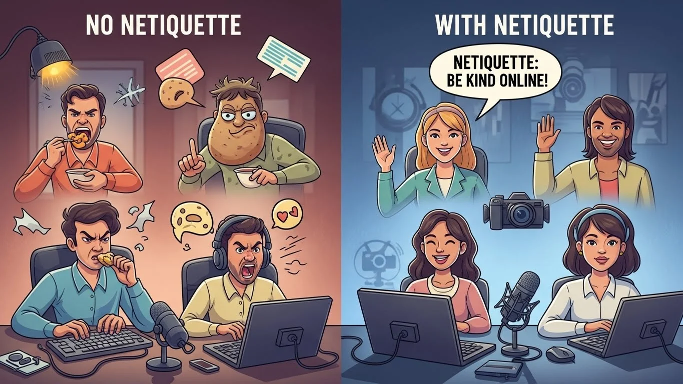 How People Practice Netiquette in Real Life