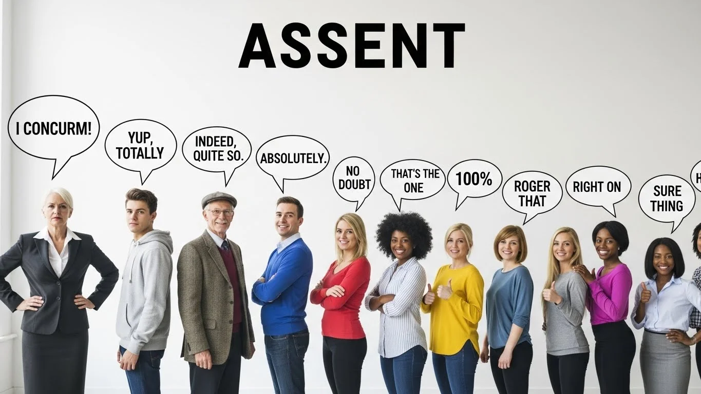 Real-Life Examples of “Assent” in Sentences