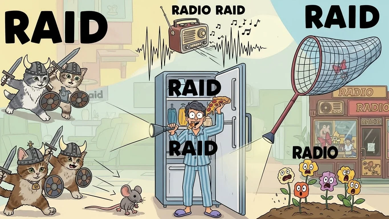 Real-Life Examples of “Raid”