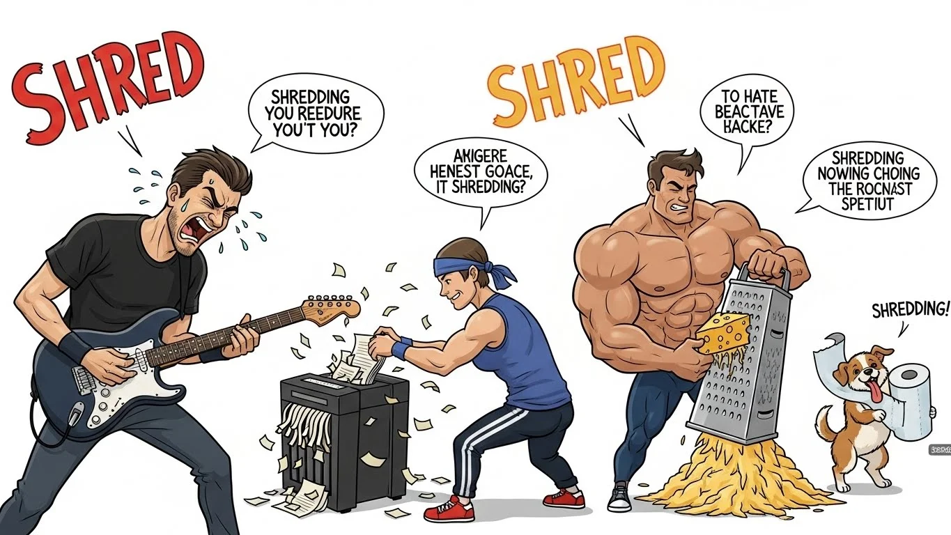 Real-Life Examples of “Shred”