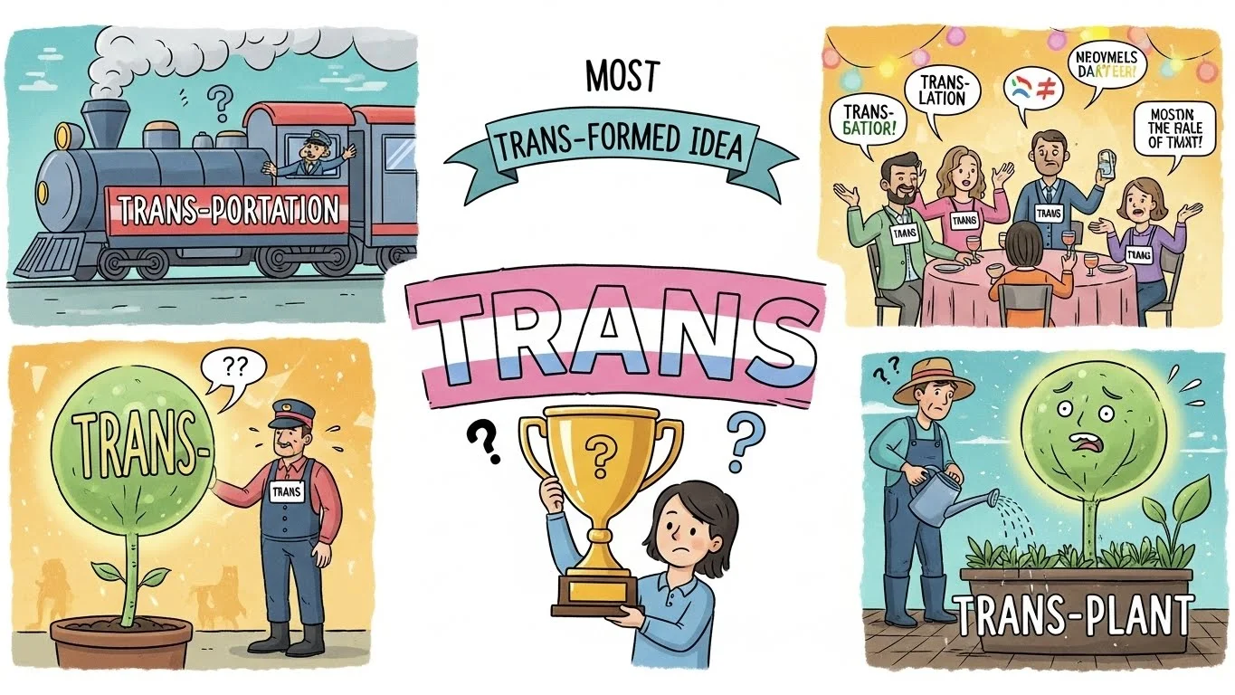 Trans- Prefix in Modern Language