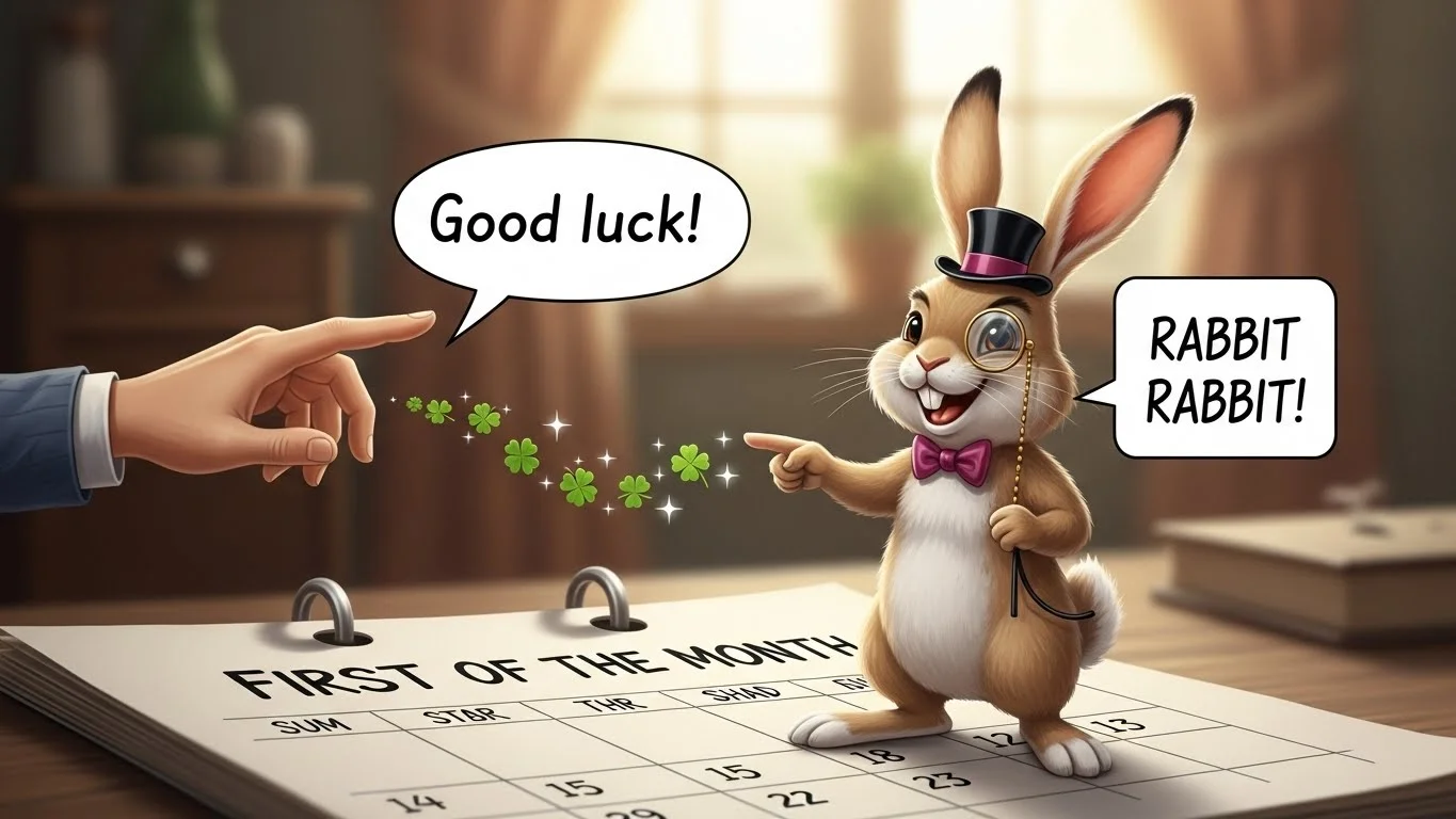 Rabbit Rabbit Meaning What It Means best Origin and Why People Say It ...