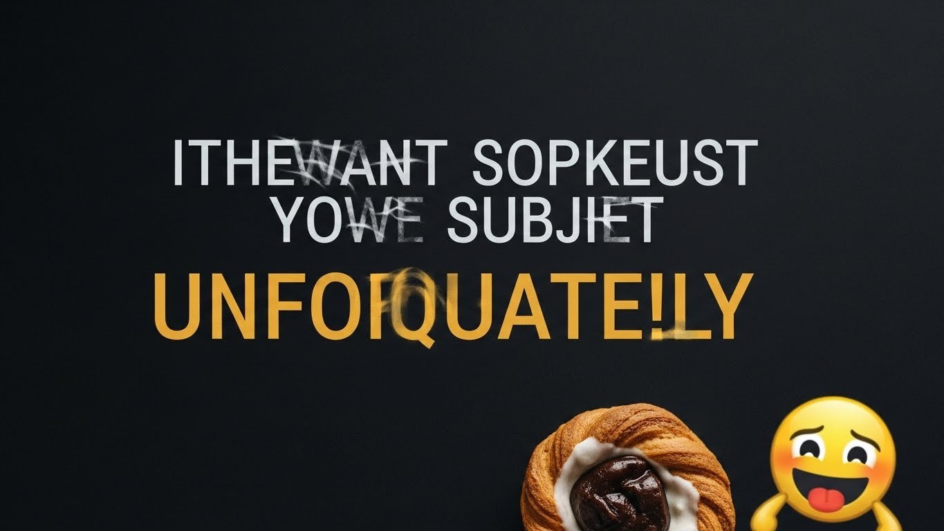 What Does “Unfortunately” Mean