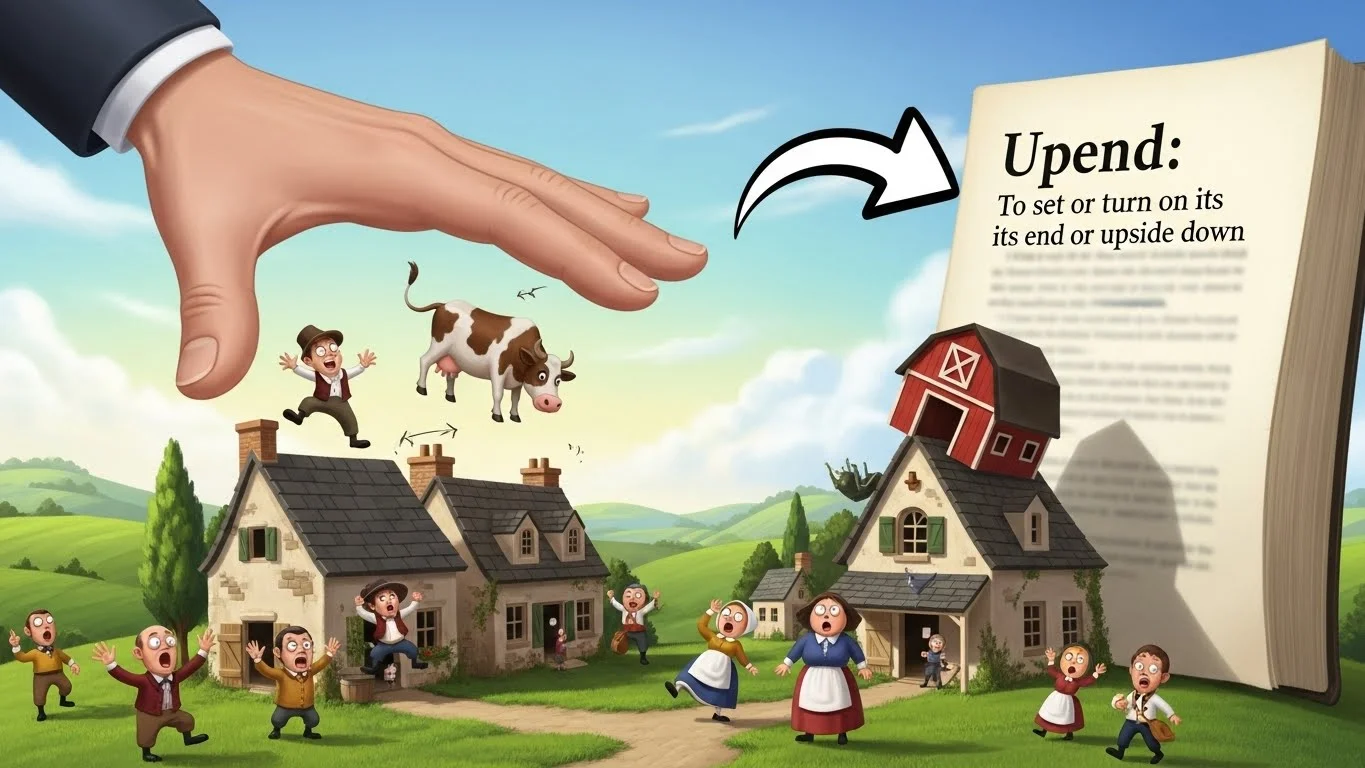 What Does “Upend” Mean in Chat or Text