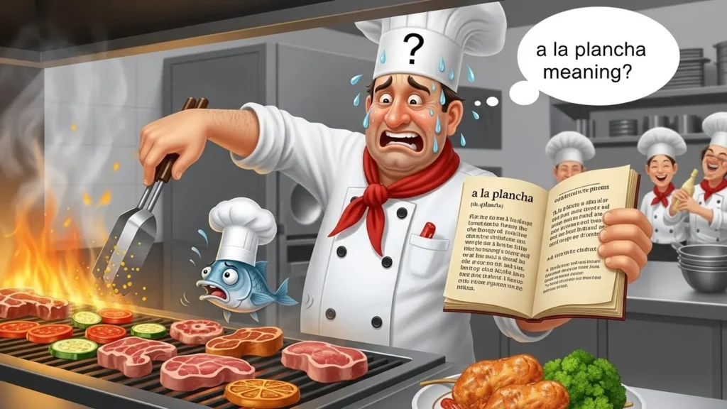 a la plancha meaning