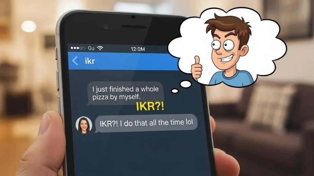 ikr meaning in text