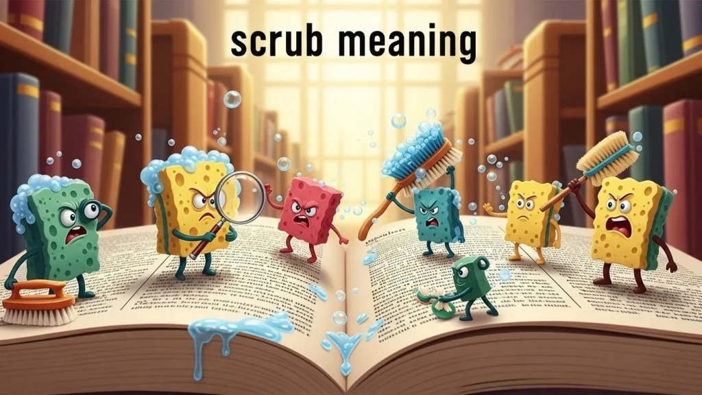 scrub meaning