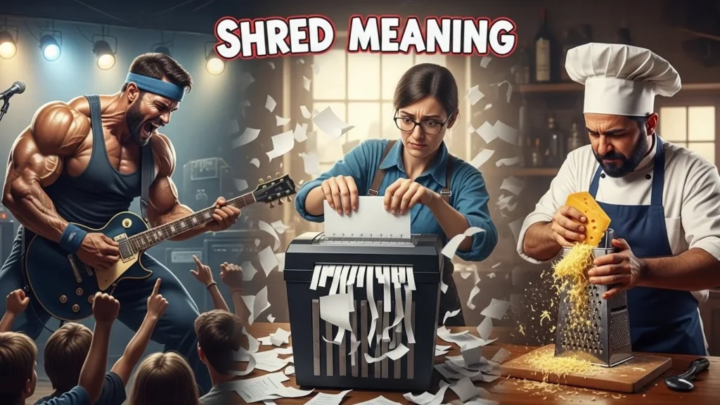 shred meaning